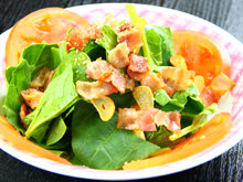 photo:Spinich Salad 600 yen